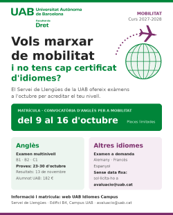 Exàmens idiomes mobilitat 27-28