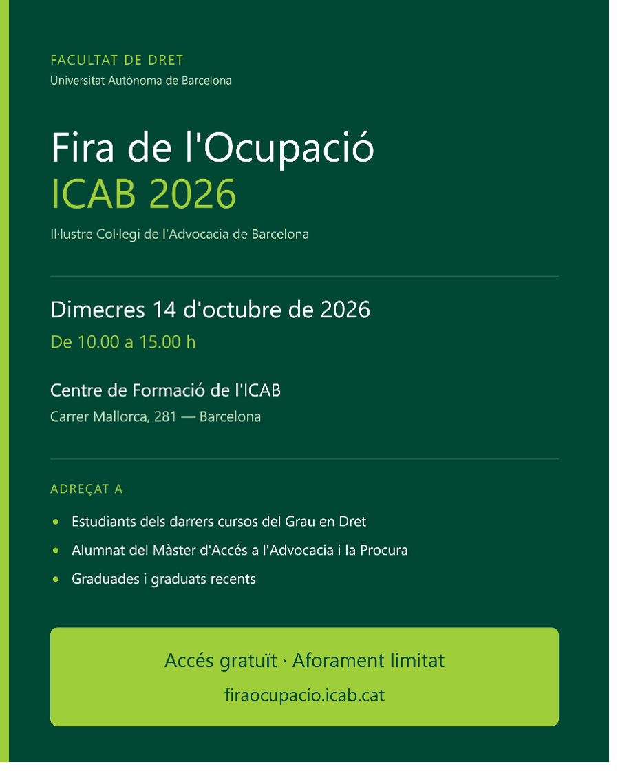 Fira Ocupació ICAB 2026