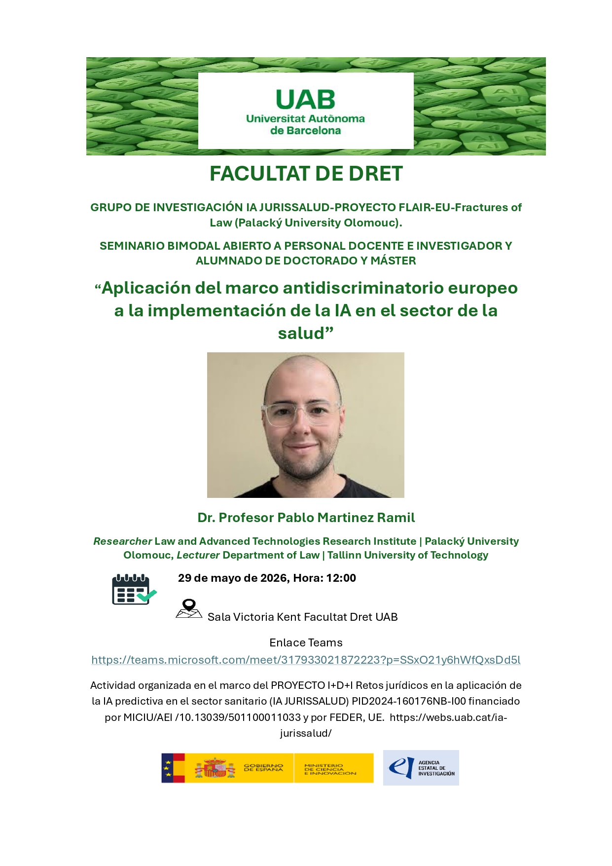 Seminari bimodal IA JURISSALUD