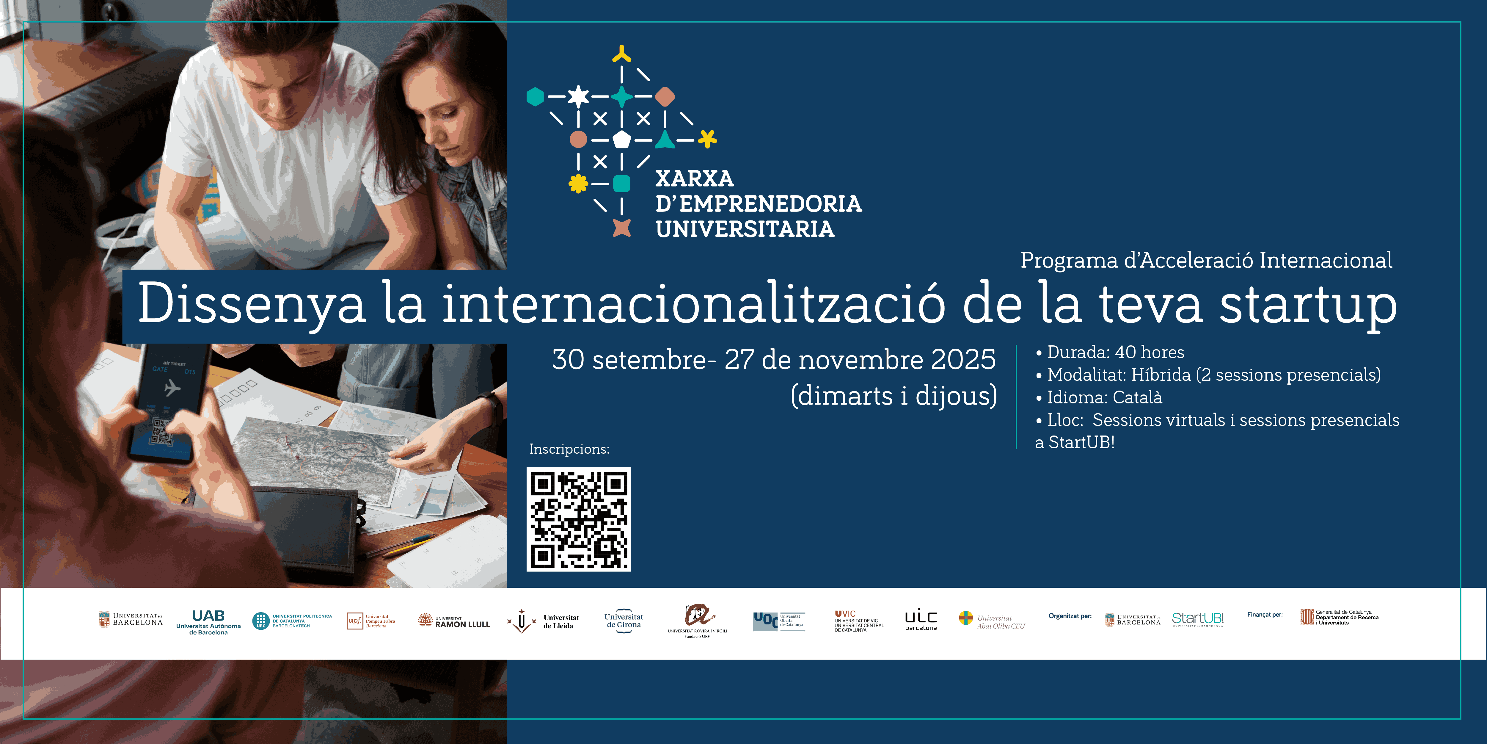 Banner del Programa d'Acceleració Internacional de la XEU