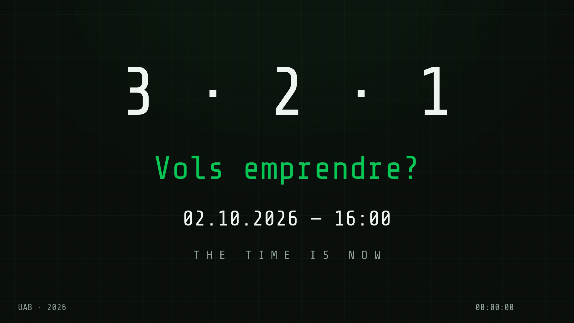 Vols emprendre? 