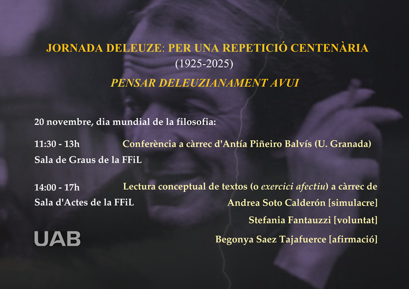 Dia Mundial de la Filosofia - Jornada Deleuze