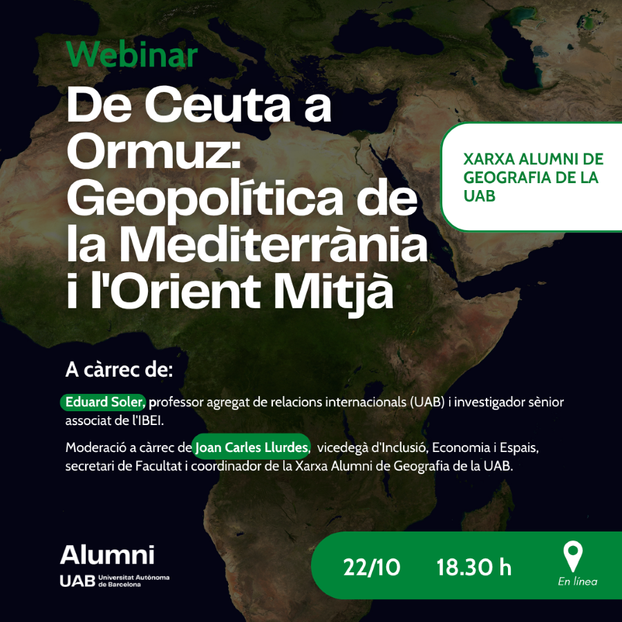 Activitat d'Alumni Geografia UAB: 