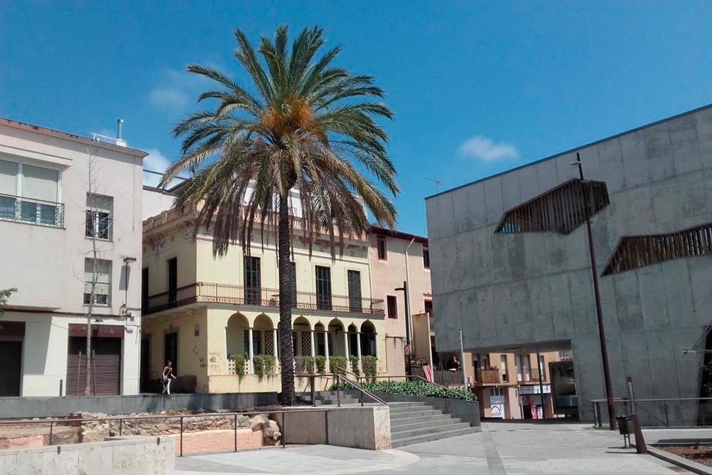 Imatge d'una plaça de Mataró