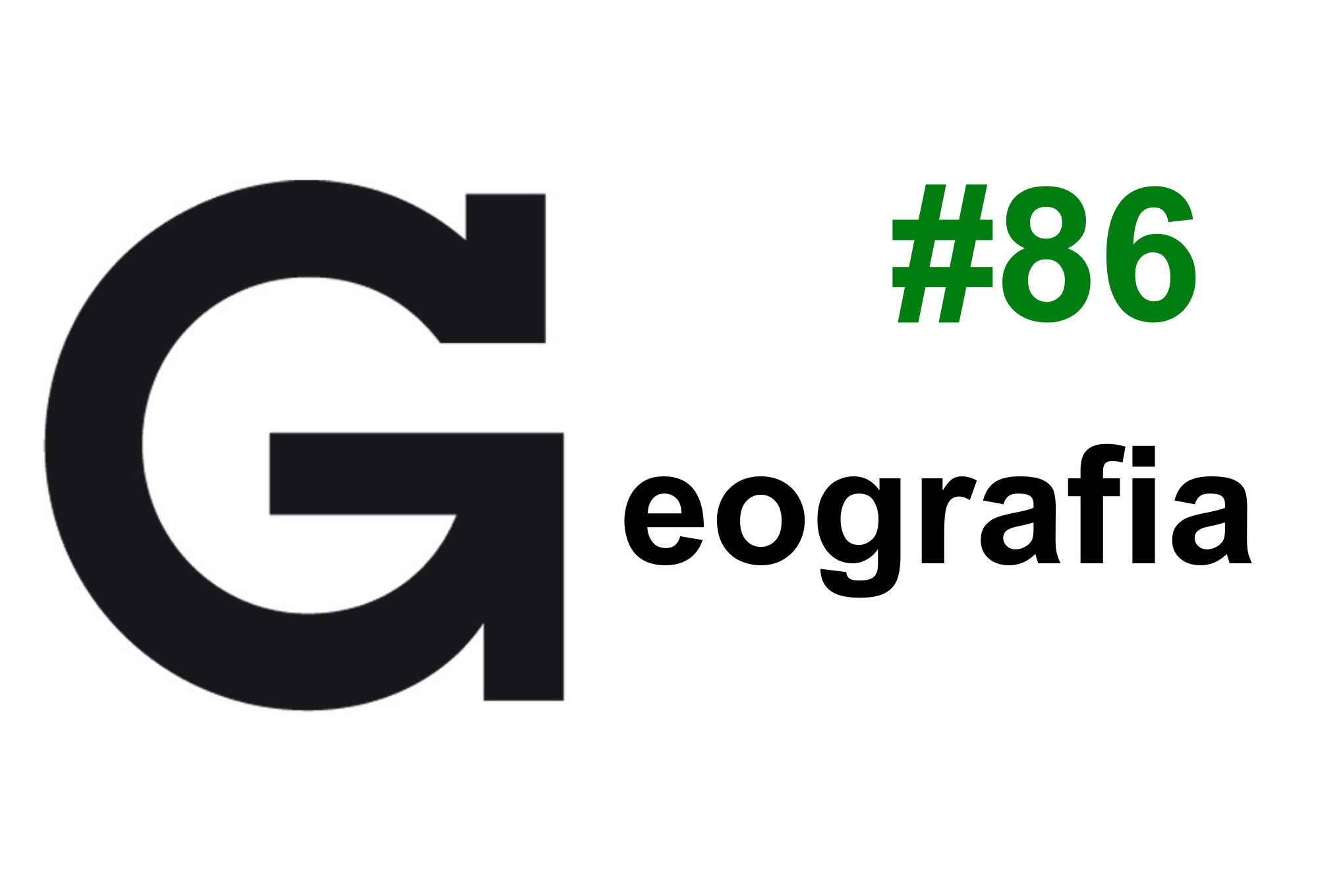 Logo Butlletí 86 del Departament de Geografia