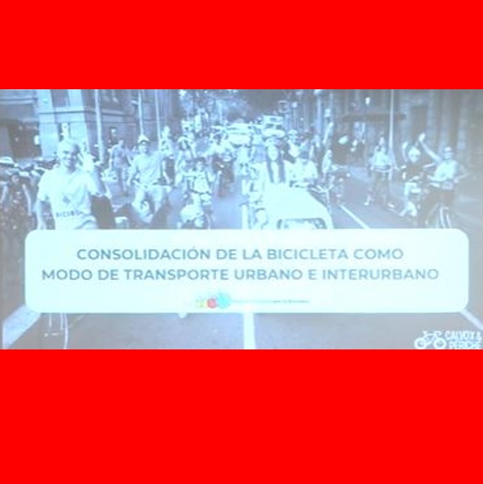 Reprodueix el video Conferència 4: Estratègies per a la consolidació de la bicicleta com a mode de transport. Ruth Lamas, responsable de l'Oficina Metropolitana de la Bicicleta de l'AMB i Coordinadora tècnica de la Red de ciudades por la bicicleta.