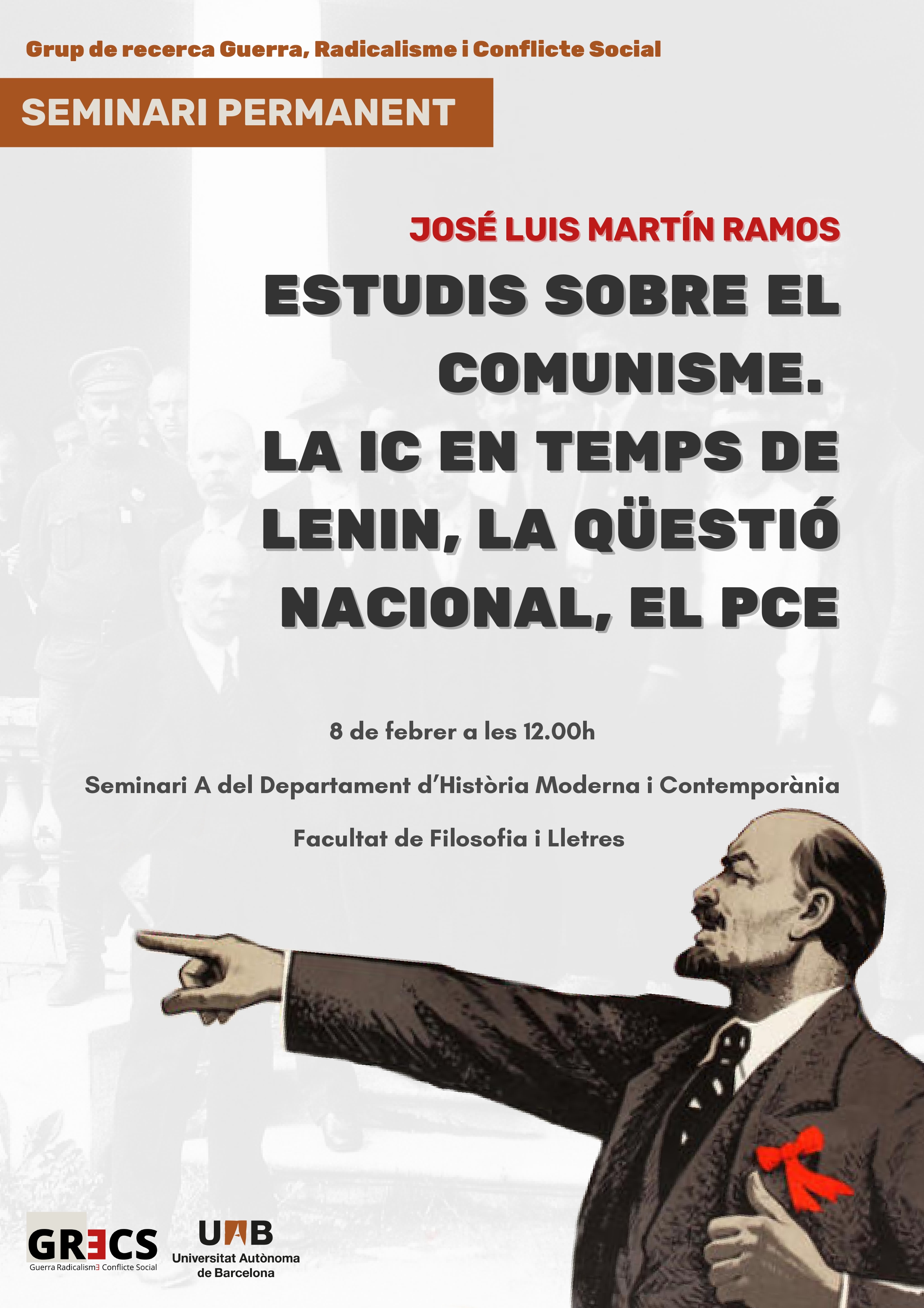 cartell estudis sobre el comunisme