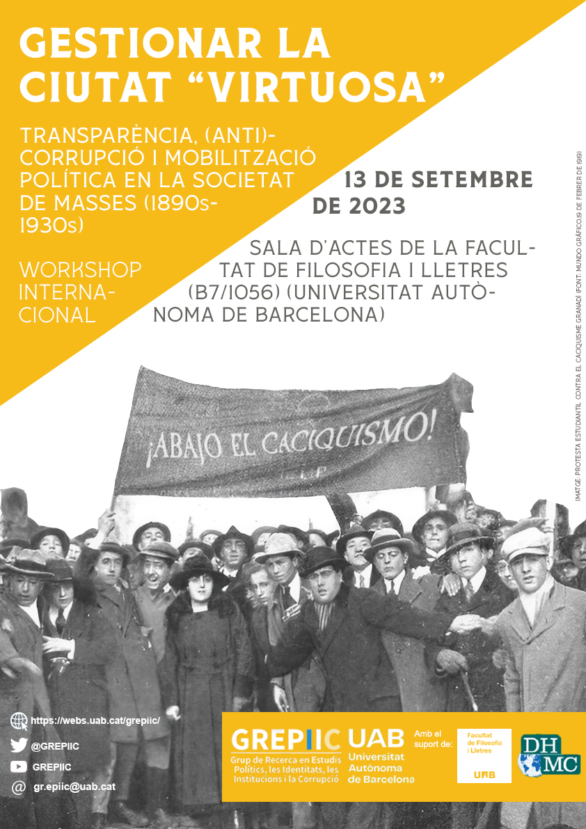 cartell gestionar la ciutat virtuosa