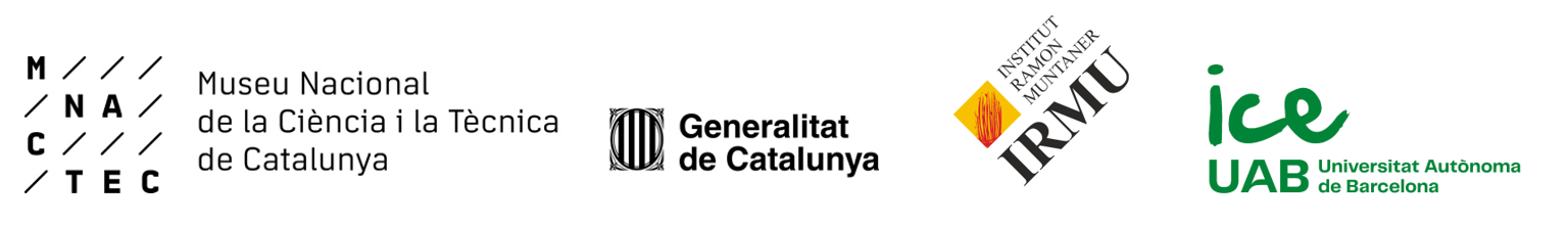 Logotips ICE; MNACTEC; IRMU