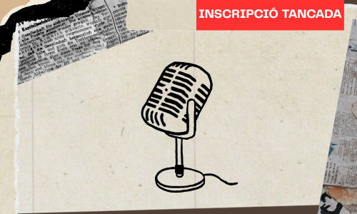 Un micròfon dibuixat