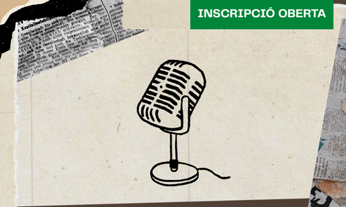 Un micròfon dibuixat