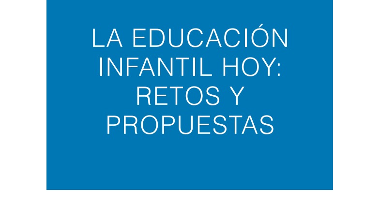 Portada llibre digital Educación Infantil hoy: retos y propuestas