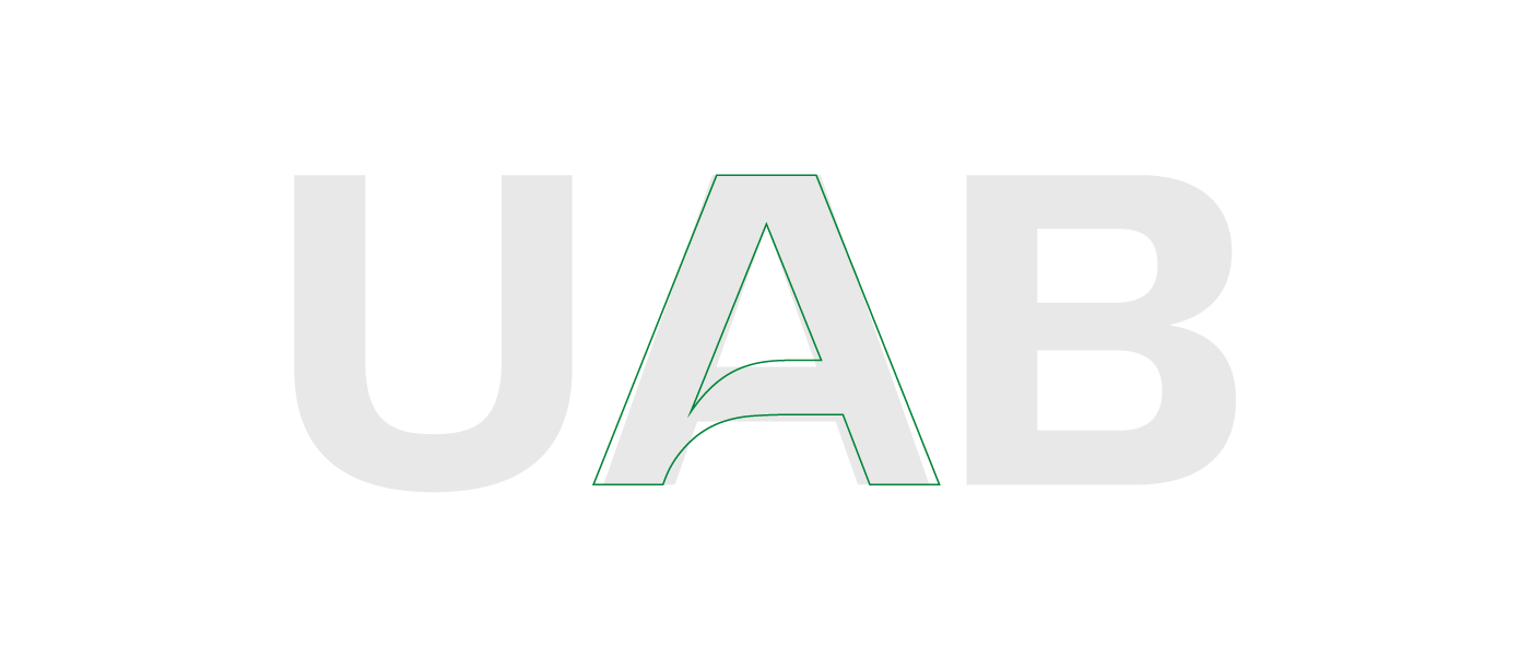 Acrònim UAB, dinamisme de la lletra "A"