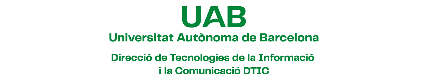 Composició centrada en dues línies amb versió 2 del logotip