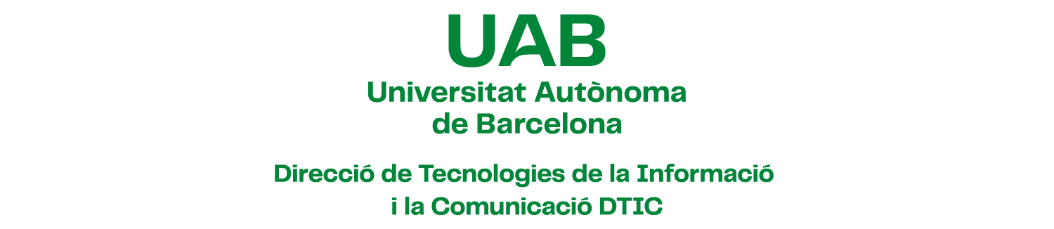 Composició centrada en dues línies amb versió principal del logotip