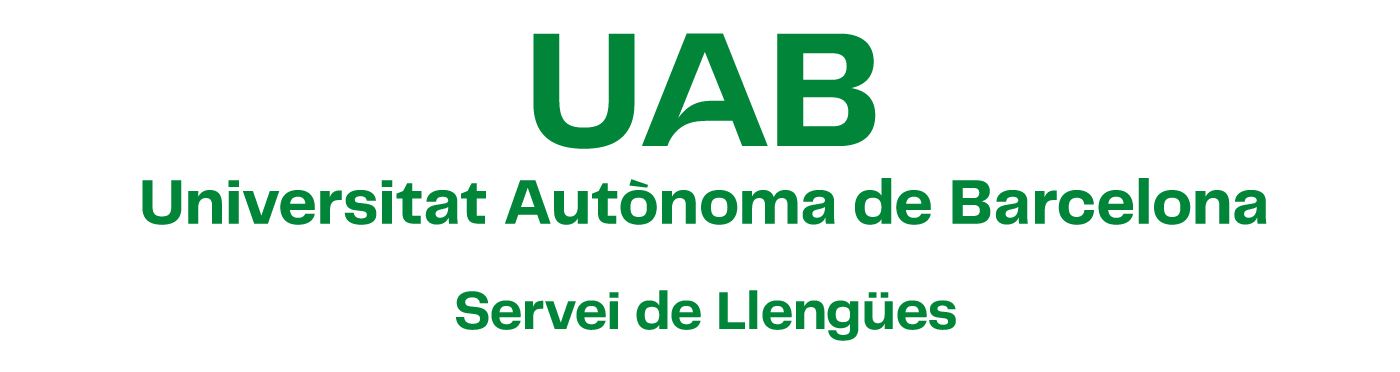 Composició centrada en una sola línia amb versió 2 del logotip