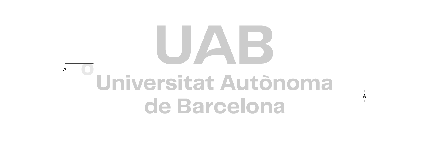 Construcció del logotip principal de la UAB