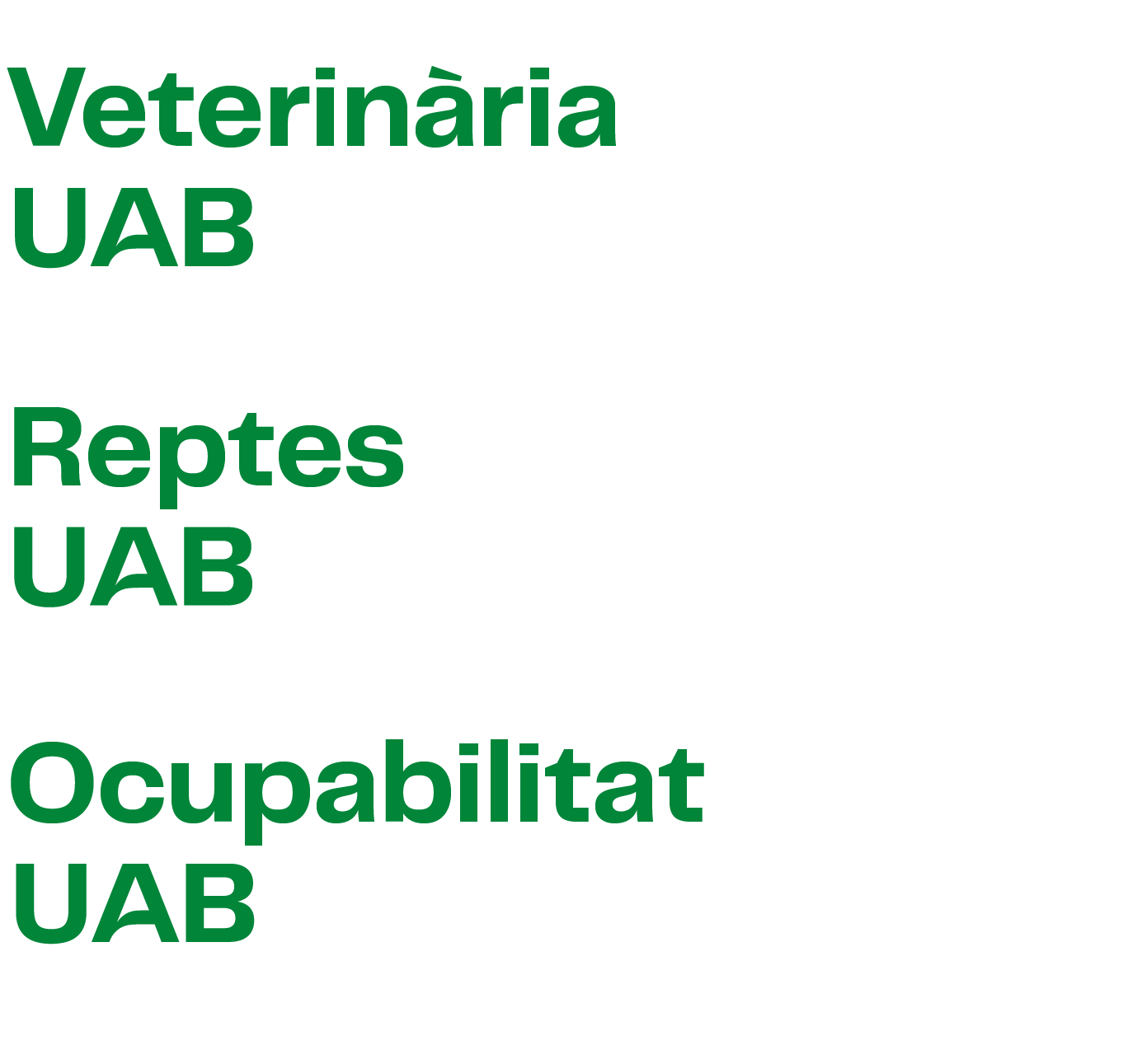 Exemples de la composició vertical amb el nom simplificat