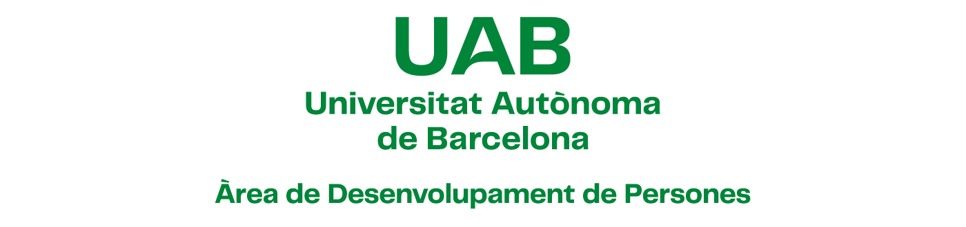 Composició centrada en una línia amb versió principal del logotip