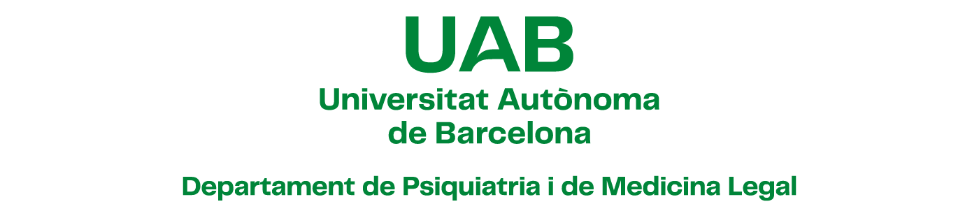 Composició centrada en una línia amb versió principal del logotip