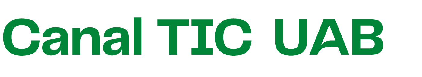 Composició vertical amb l'acrònim del logotip