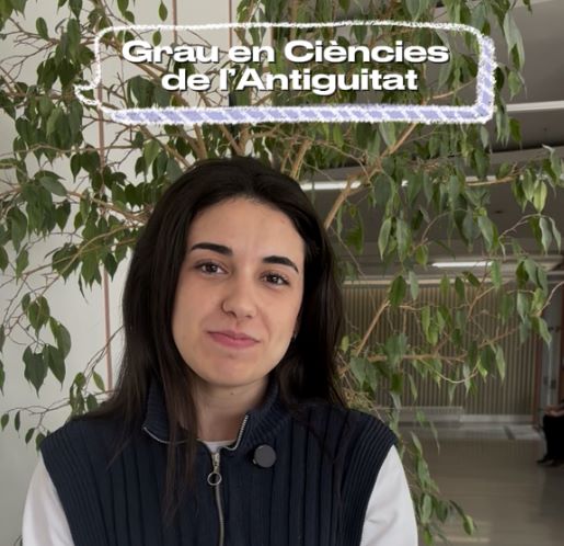 Reprodueix el video Grau en Ciències de l’Antiguitat