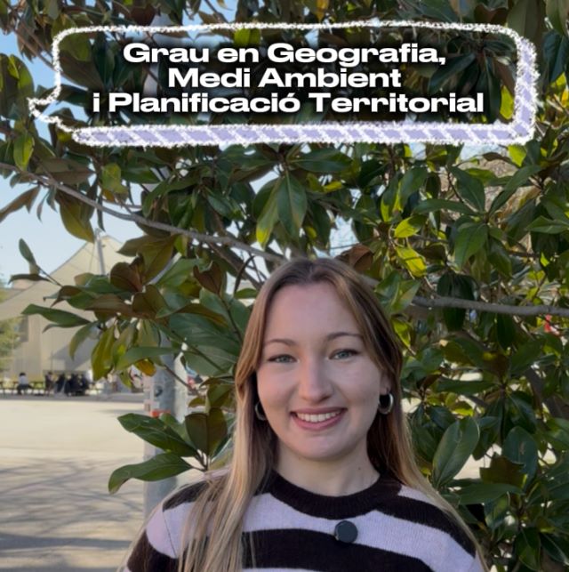 Reprodueix el video Grau en Geografia, Medi Ambient i Planificació Territorial UAB