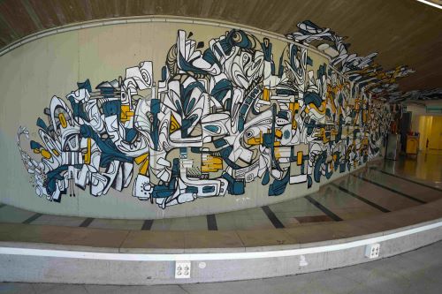 Amplia la imatge Mural Facultat de Filosofia i Lletres