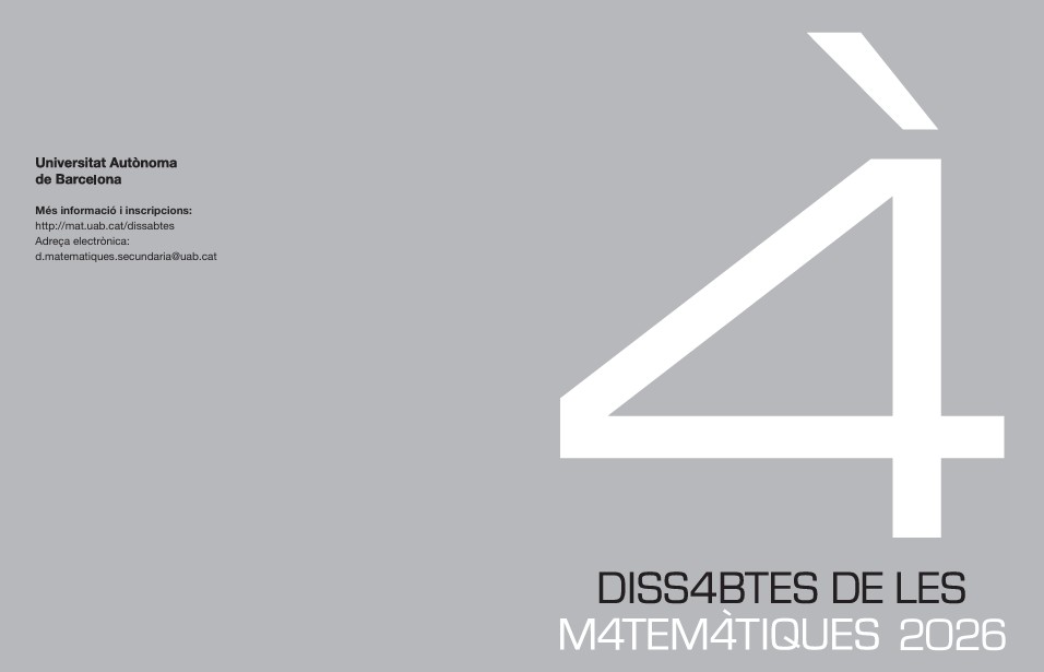 Dissabtes de les Matemàtiques