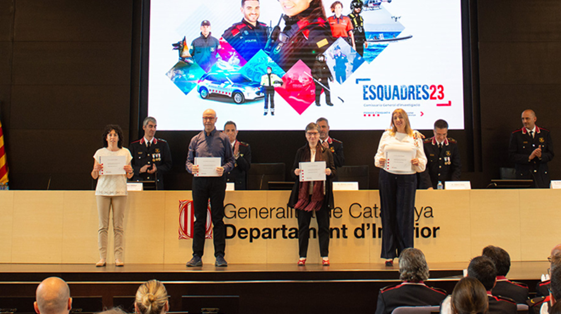 Reconeixement del SAQ per part dels mossos d'esquadra