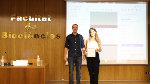 Arce Domingo, premi ALMIRALL al millor treball de bioestadística XV Concurs Student d'Estadística Aplicada