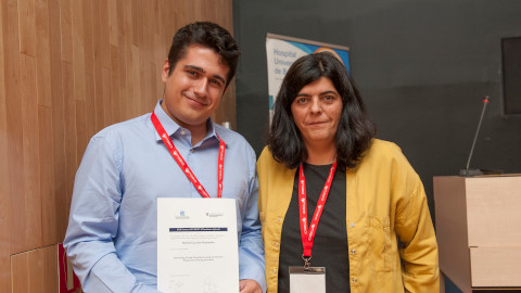 Diploma Rubén Cazorla, premi SEA-Anna Espinal al millor treball de grau del XVII Concurs Student d'Estadística Aplicada