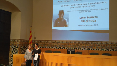 Exposició Lore Zumeta, premi IDESCAT al millor treball de màster XVI Concurs Student d'Estadística Aplicada