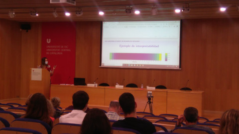 Exposició María Bugallo Porto, premi Almirall al millor treball de bioestadística del XIX Concurs Student d'Estadística Aplicada
