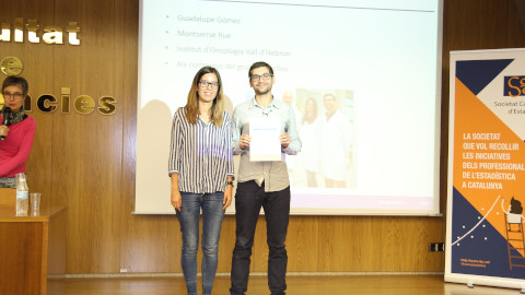 Guillermo Villacampa, premi SEA al millor treball de grau XV Concurs Student d'Estadística Aplicada