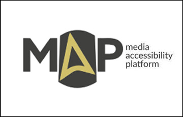Imatge Logo MAP. Dins les activitats del GAAD 2021, la plataforma d¿accessibilitat als mitjans MAP (Media Accessibility Platform) llançarà la versió estable.