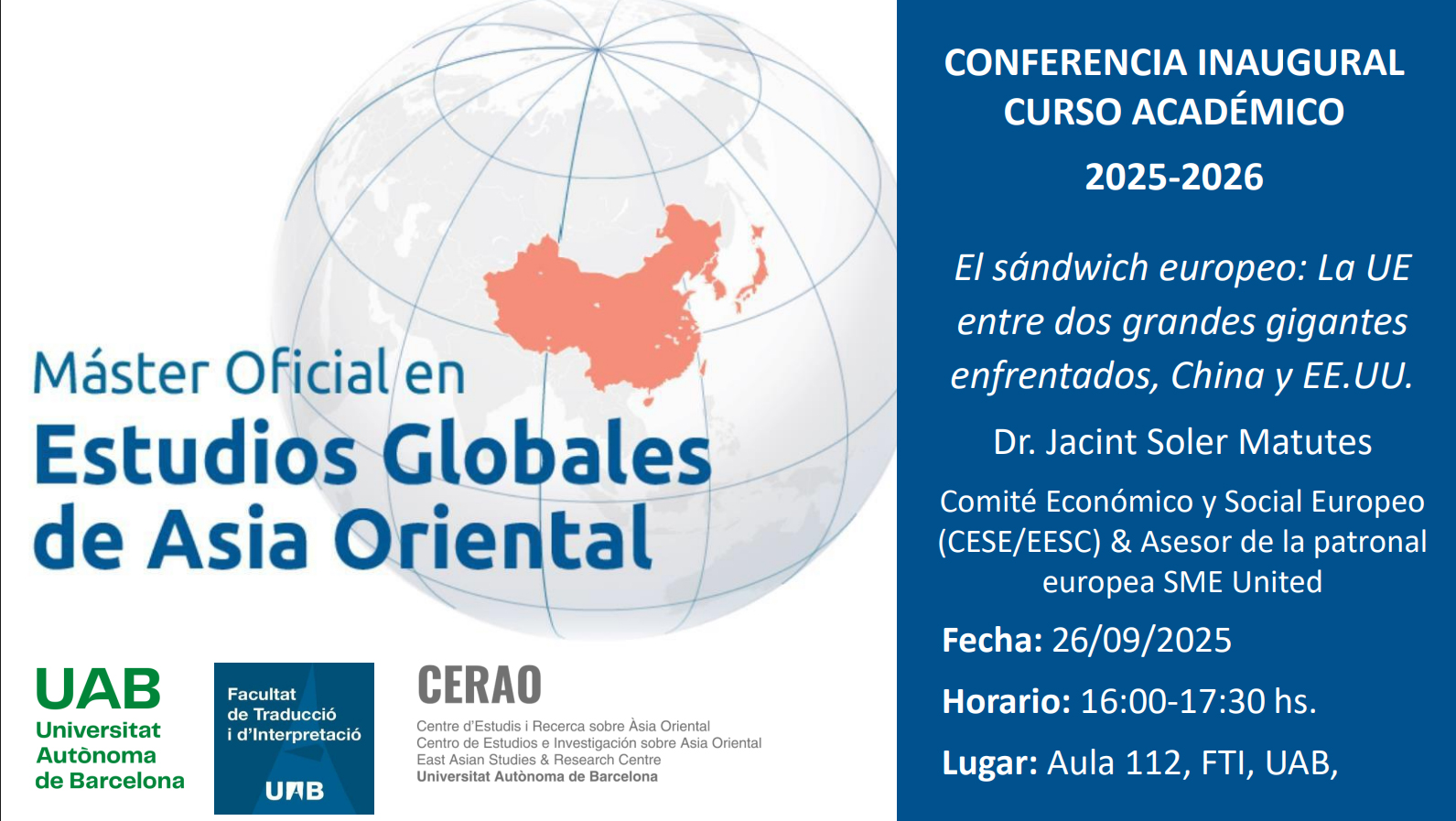 MUEGAO - CONFERENCIA INAUGURAL CURSO ACADÉMICO 2025-2026