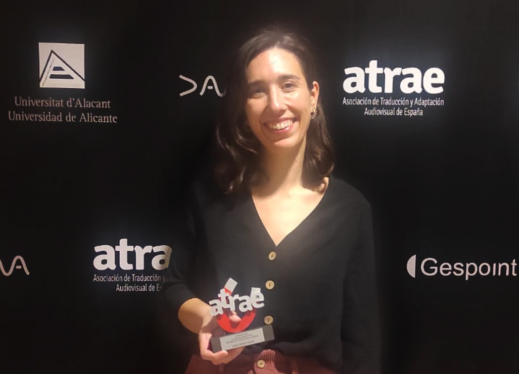 La professora Teresa Pitarch guanya el XI Premi ATRAE per a la Millor subtitulació de llargmetratge per a cine, TV, DVD o plataforma en línia