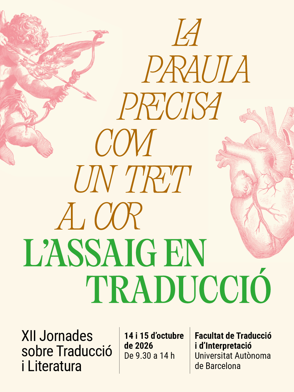 XII Jornades sobre Traducció i Literatura, dedicades a la traducció d’assaig