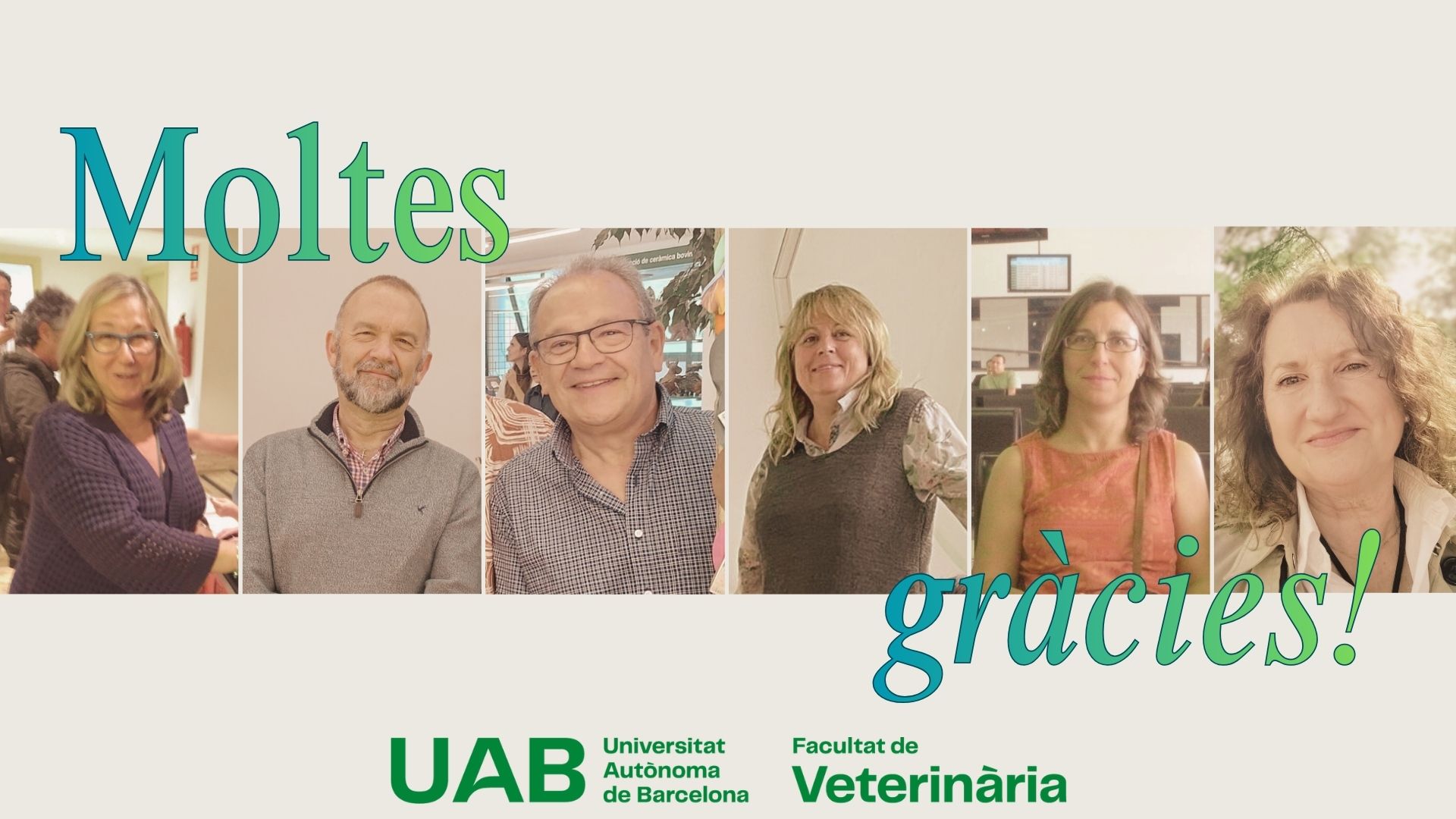 Jubilats de la Facultat de Veterinària 2025
