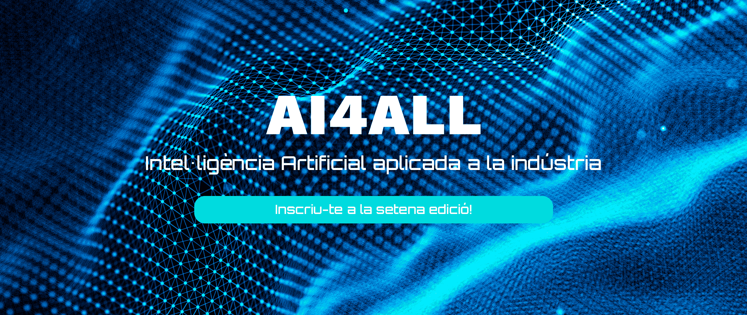 Banner de la setena edició del programa AI4ALL