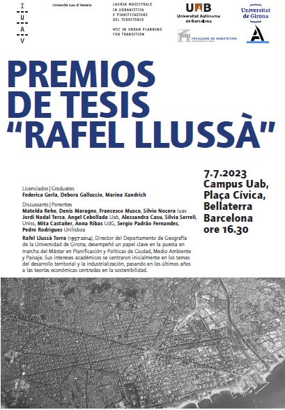 Cartell Premi Rafael Lluçà