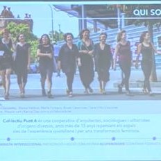 Play the video Conference 9: “Mobility and Gender”. Sara Ortiz, sociologist and member of Col·lectiu Punt 6.