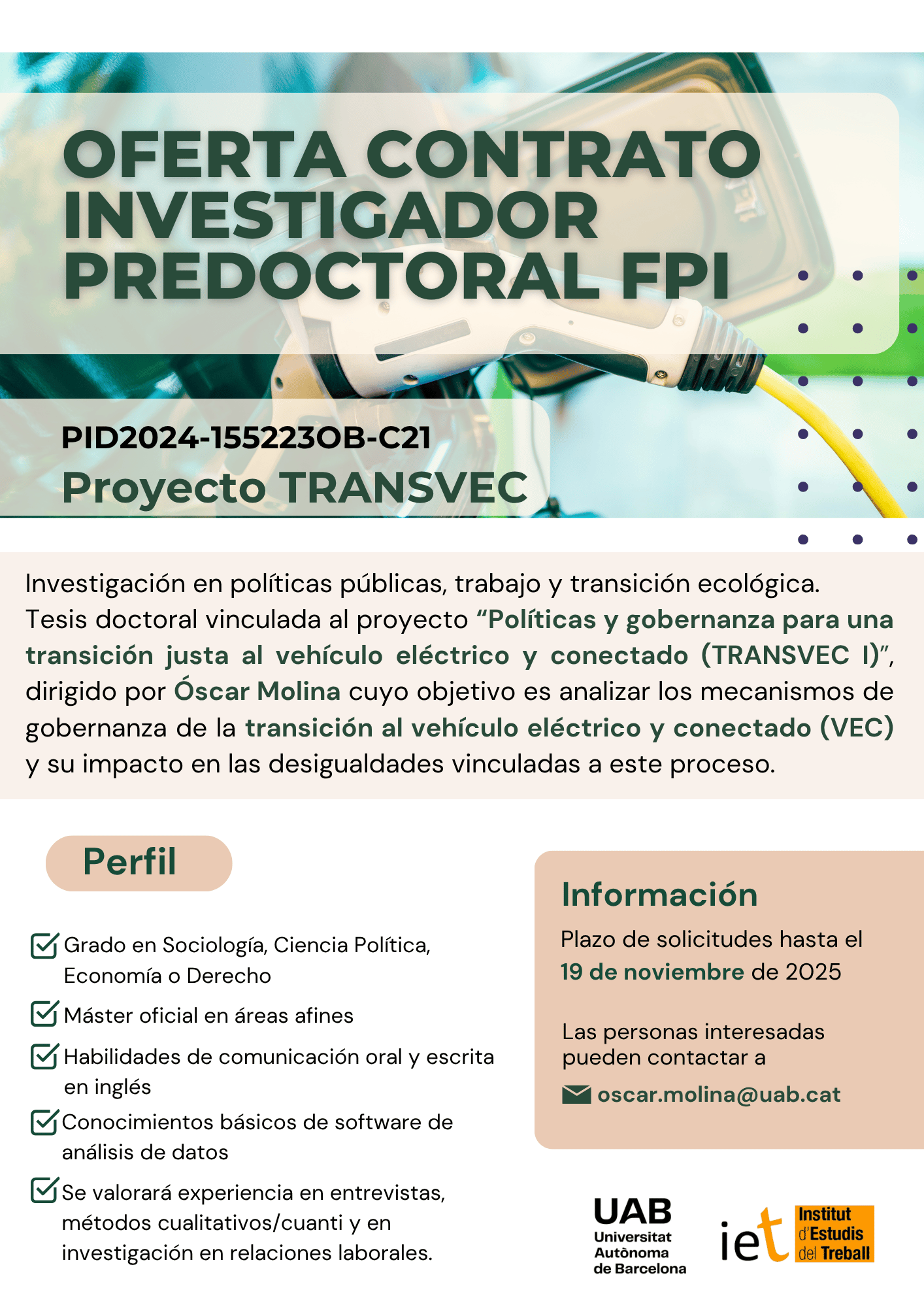 Convocatòria FPI