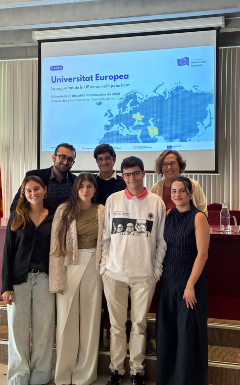 Students from the Master's Degree in European Integration at the CCME European University.