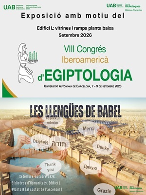 Cartells de les dues exposicions bibliogràfiques