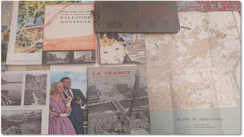 Collage of Maria Comas Tourism Documentary Collection