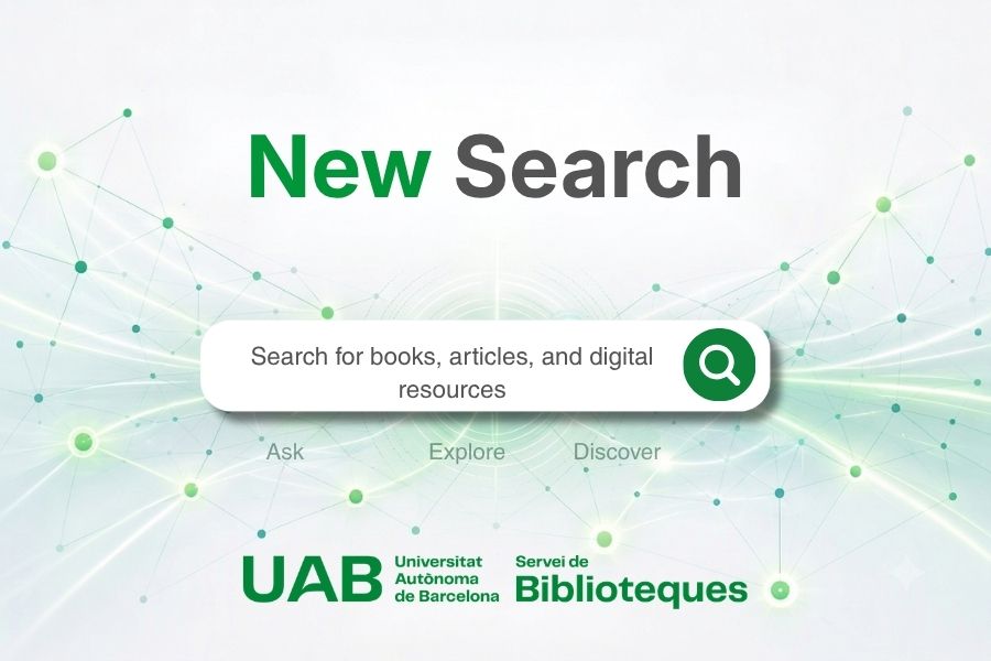 Image to announce the new Search Engine