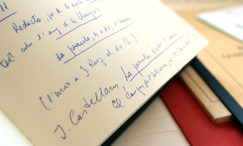 Papers and notes of Jordi Castellanos.