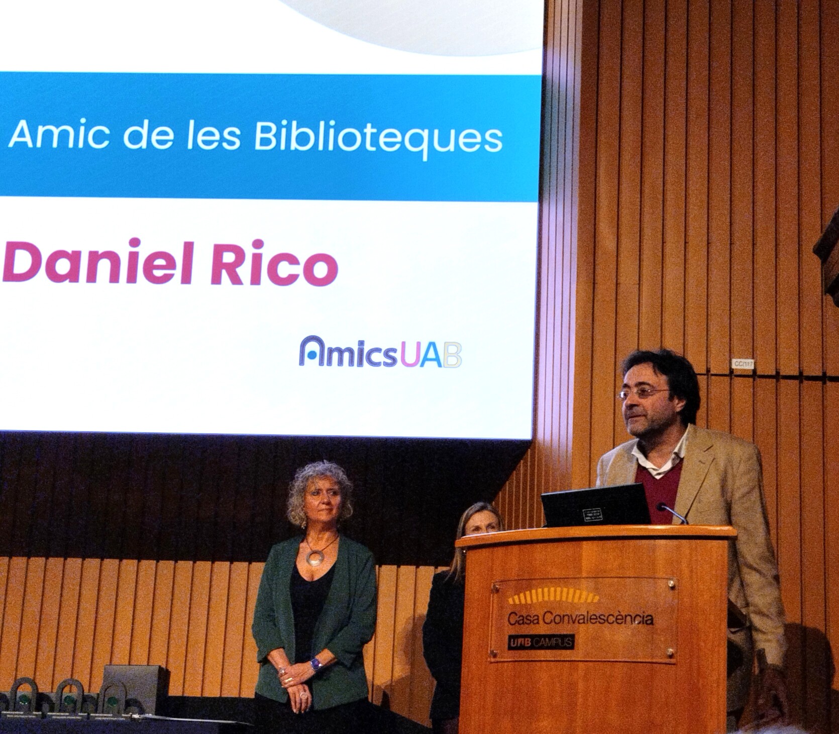 UAB Friends of the Libraries Award to Daniel Rico Camps